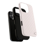 Tough Phone Case - Light Pink Hearts